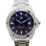 Tag Heuer Aquaracer Quartz Blue Dial Silver Steel Strap Watch for Men - WAY1112.BA0928 Buy Now By Tag Heuer