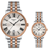 Tissot Carson Premium Lady Silver Dial Two Tone Steel Strap Watch For Women - T122.210.22.033.01 Buy Now By Tissot