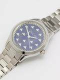 Gucci G Timeless Quartz Blue Dial Silver Steel Strap Watch for Women - YA1265043 Buy Now By Gucci