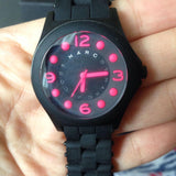 Marc Jacobs Pelly Black Dial Black Silicone Strap Watch for Women - MBM2529 Buy Now By Marc Jacobs