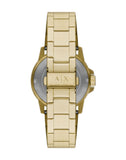 Armani Exchange Cayde Analog Gold Dial Gold Steel Strap Watch For Men - AX2707 Buy Now By Armani Exchange