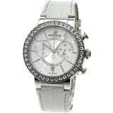 Swarovski Citra Sphere Chronograph White Dial White Leather Strap Watch for Women - 5027127 Buy Now By Swarovski