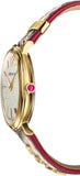 Versace V Circle Quartz White Dial Brown Leather Strap Watch For Women - VBP08017 Buy Now By Versace