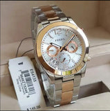 Fossil Perfect Boyfriend Mother of Pearl Dial Two Tone Steel Strap Watch for Women - ES4135 Buy Now By Fossil