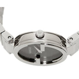Gucci Interlocking G Quartz Black Dial Black Steel Strap Watch For Women - YA133502 Buy Now By Gucci