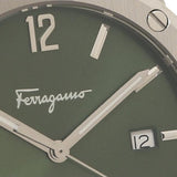 Salvatore Ferragamo F-80 Classic Green Dial Silver Steel Strap Watch for Men - SFDT02123 Buy Now By Salvatore Ferragamo