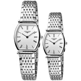 Longines La Grande Classique de Longines Tonneau White Dial Silver Steel Strap Watch for Women - L4.205.4.11.6 Buy Now By Longines