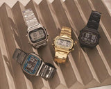 Fossil Retro Digital Black Dial Black Steel Strap Watch for Men - FS5846 Buy Now By Fossil