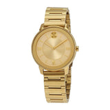 Movado Bold Gold Dial Gold Steel Strap Watch For Women - 3600382 Buy Now By Movado