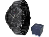 Tommy Hilfiger Daniel Black Dial Black Steel Strap Watch for Men - 1710383 Buy Now By Tommy Hilfiger