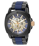 Fossil Modern Machine Automatic Skeleton Blue Dial Two Tone Steel Strap Watch for Men - ME3133 Buy Now By Fossil