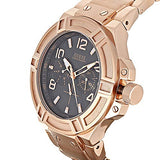 Guess Rigor Multi Function Black Dial Rose Gold Steel Strap Watch For Men - W0218G3 Buy Now By Guess