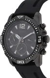 Guess Commander Black Dial Black Rubber Strap Watch for Men - GW0211G3 Buy Now By Guess