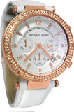 Michael Kors Parker White Diamonds Dial White Leather Strap Watch for Women - MK2281 Buy Now By Michael Kors