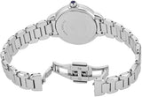 Emporio Armani Mia Three Hand Crystals Blue Dial Silver Steel Strap Watch For Women - AR11630 Buy Now By Emporio Armani