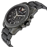 Emporio Armani Sportivo Chronograph Black Dial Black Silicone Strap Watch For Men - AR6092 Buy Now By Emporio Armani