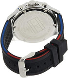 Tommy Hilfiger Bank Quartz Black Dial Black Rubber Strap Watch for Men - 1791724 Buy Now By Tommy Hilfiger