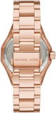 Michael Kors Raquel Three-Hand Crystals Pink Dial Rose Gold Steel Strap Watch For Women - MK7343 Buy Now By Michael Kors