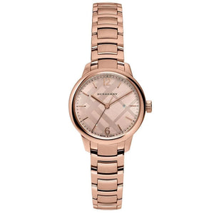 Burberry The Classic Rose Gold Dial Rose Gold Steel Strap Watch for Women - BU10116 Buy Now By Burberry