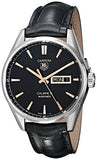 Tag Heuer Carrera Calibre 5 Automatic Black Dial Black Leather Strap Watch for Men - WAR201C.FC6266 Buy Now By Tag Heuer