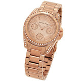Michael Kors Blair Rose Gold Dial Rose Gold Steel Strap Watch for Women - MK5613 Buy Now By Michael Kors