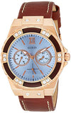 Guess Limelight Quartz White Dial Brown Leather Strap Watch For Women - W0775L7 Buy Now By Guess