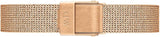 Daniel Wellington Petite Pressed Melrose Black Dial Rose Gold Mesh Strap Watch For Women - DW00100440 Buy Now By Daniel Wellington