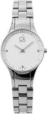 Calvin Klein Simplicity White Dial Silver Steel Strap Watch for Women - K4323101 Buy Now By Calvin Klein
