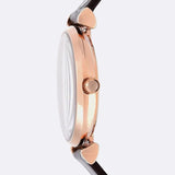 Emporio Armani Classic Quartz Pink Dial Brown Leather Strap Watch For Women - AR1911 Buy Now By Emporio Armani