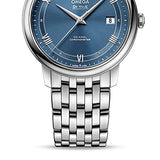 Omega De Ville Prestige Co-Axial Blue Dial Silver Steel Strap Watch for Men - 424.10.40.20.03.002 Buy Now By Omega