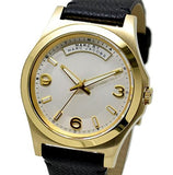 Marc Jacobs Baby Dave Gold Dial Black Leather Strap Watch for Women - MBM1264 Buy Now By Marc Jacobs