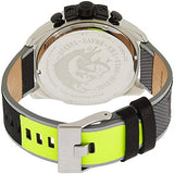 Diesel Mega Chief Chronograph Black Dial Grey Nylon Strap Watch For Men - DZ4523 Buy Now By Diesel