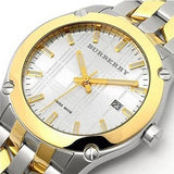 Burberry Heritage Silver Dial Two Tone Steel Strap Watch for Women - BU1857 Buy Now By Burberry