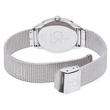 Calvin Klein Minimal Blue Dial Silver Mesh Bracelet Watch for Women - K3M2212N Buy Now By Calvin Klein