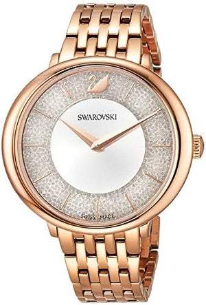 Swarovski Crystalline Chic Analog Silver Dial Rose Gold Steel Strap Watch for Women - 5544590 Buy Now By Swarovski