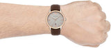 Emporio Armani Giovanni Quartz White Dial Brown Leather Strap Watch For Men - AR11211 Buy Now By Emporio Armani