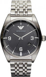 Emporio Armani Classic Analog Black Dial Silver Steel Strap Watch For Men - AR0369 Buy Now By Emporio Armani