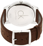 Calvin Klein City Brown Dial Brown Leather Strap Watch for Men - K2G211GK Buy Now By Calvin Klein