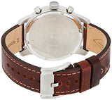 Fossil Pilot Chronograph White Dial Brown Leather Strap Watch for Men - FS5146 Buy Now By Fossil