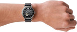 Emporio Armani Meccanico Skeleton Black Dial Black Leather Strap Watch For Men - AR60026 Buy Now By Emporio Armani