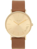 Coach Perry Gold Dial Brown Leather Strap Watch for Women - 14503331 Buy Now By Coach
