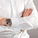 Guess Surge Chronograph Black Dial Silver Steel Strap Watch for Men - W1258G1 Buy Now By Guess