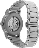 Emporio Armani Meccanico Automatic Skeleton Black Dial Silver Steel Strap Watch For Men - AR60021 Buy Now By Emporio Armani