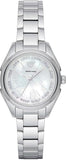 Emporio Armani Valeria Quartz Mother of Pearl Dial Silver Steel Strap Watch For Women - AR11030 Buy Now By Emporio Armani