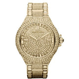 Michael Kors Camille Diamonds Gold Dial Gold Steel Strap Watch for Women - MK5720 Buy Now By Michael Kors