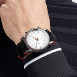 Emporio Armani Chronograph Quartz Grey Dial Black Leather Strap Watch For Men - AR11174 Buy Now By Emporio Armani