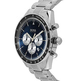 Hugo Boss Chronograph Blue Dial Silver Steel Strap Watch for Men - 1513630 Buy Now By Hugo Boss