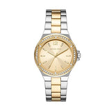 Michael Kors Lennox Three-Hand Gold Dial Two Tone Steel Strap Watch For Women - MK6988 Buy Now By Michael Kors