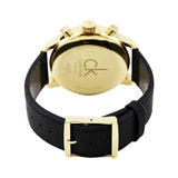 Calvin Klein City Chronograph Silver Dial Black Leather Strap Watch for Men - K2G275C6 Buy Now By Calvin Klein