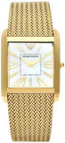 Emporio Armani Mother of Pearl Dial Gold Mesh Bracelet Watch For Men - AR2016 Buy Now By Emporio Armani